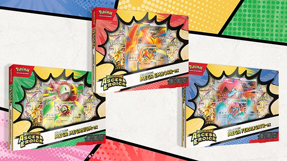 Mega Evolution—Ascended Heroes Mega Meganium ex, Mega Emboar ex, and Mega Feraligatr ex Boxes