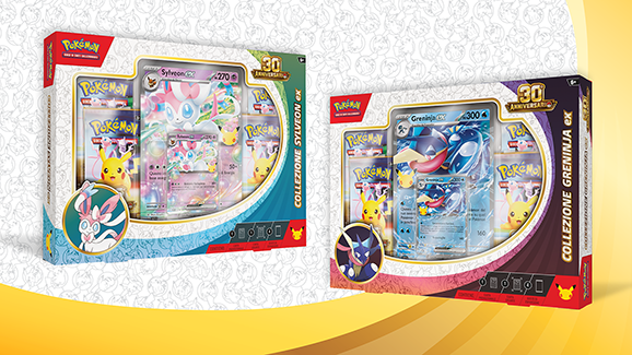 30th Celebration Sylveon ex & Greninja ex Collections