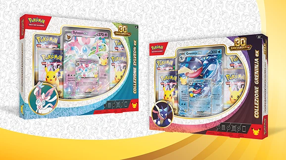 30th Celebration Sylveon ex Box and Greninja ex Box