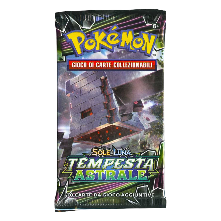 Sun & Moon Celestial Storm Artwork Stakataka Booster Pack