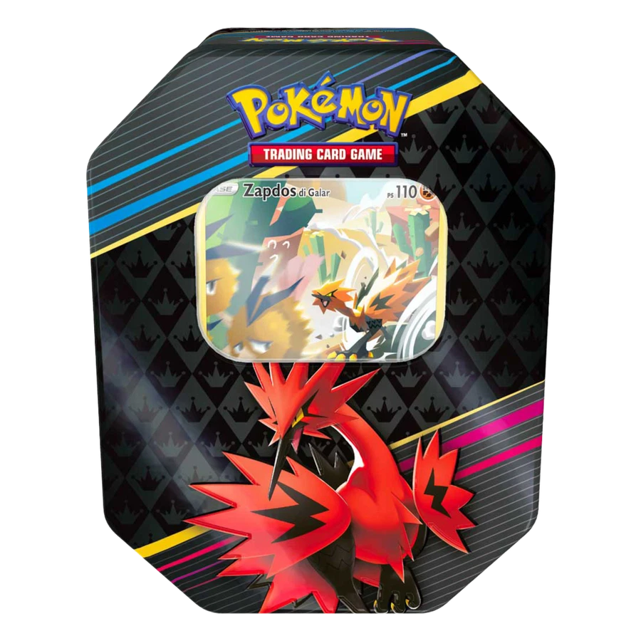Sword & Shield Crown Zenith Galarian Zapdos Tin