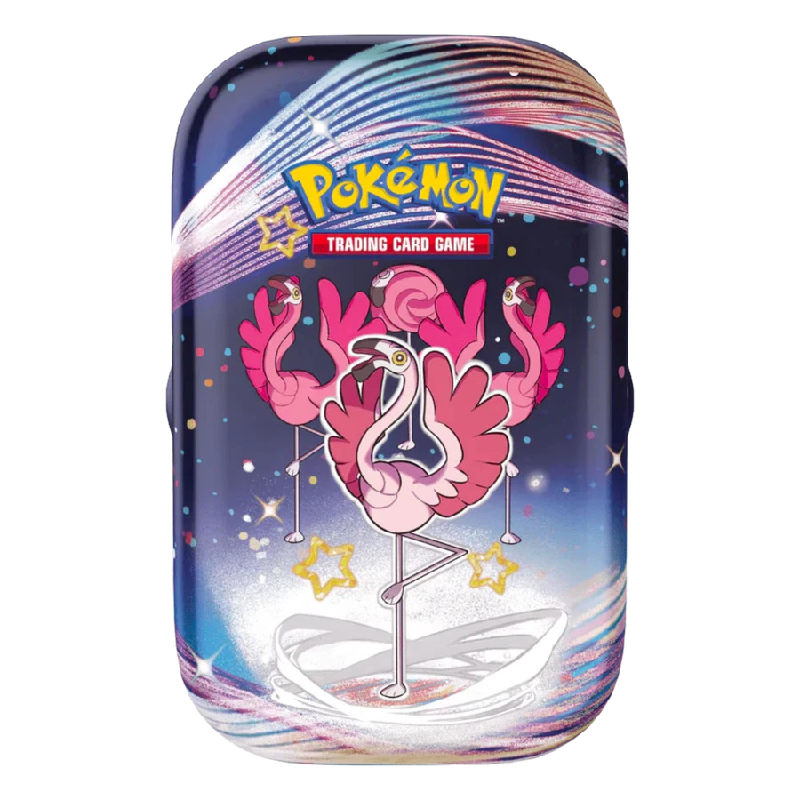 Scarlet & Violet Paldean Fates Flamigo Mini Tin