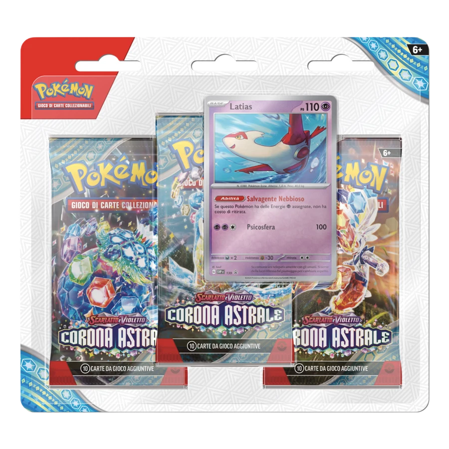 Scarlet & Violet Stellar Crown Latias 3 Pack Blister