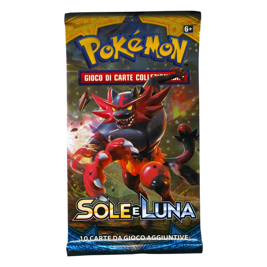 Sun & Moon Artwork Incineroar Booster Pack