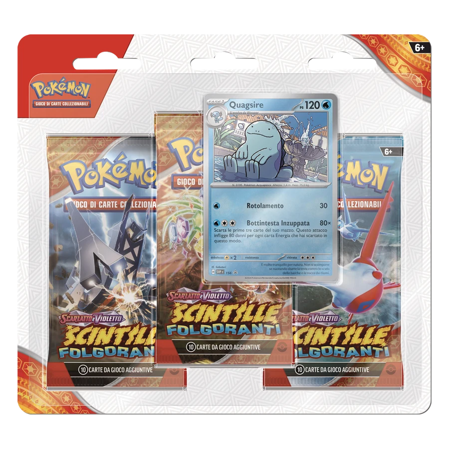 Scarlet & Violet Surging Sparks Quagsire 3 Pack Blister