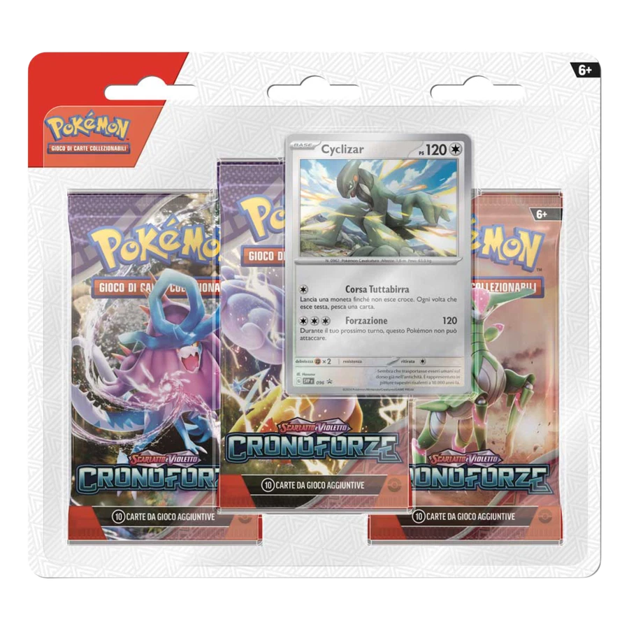 Scarlet & Violet Temporal Forces Cyclizar 3 Pack Blister