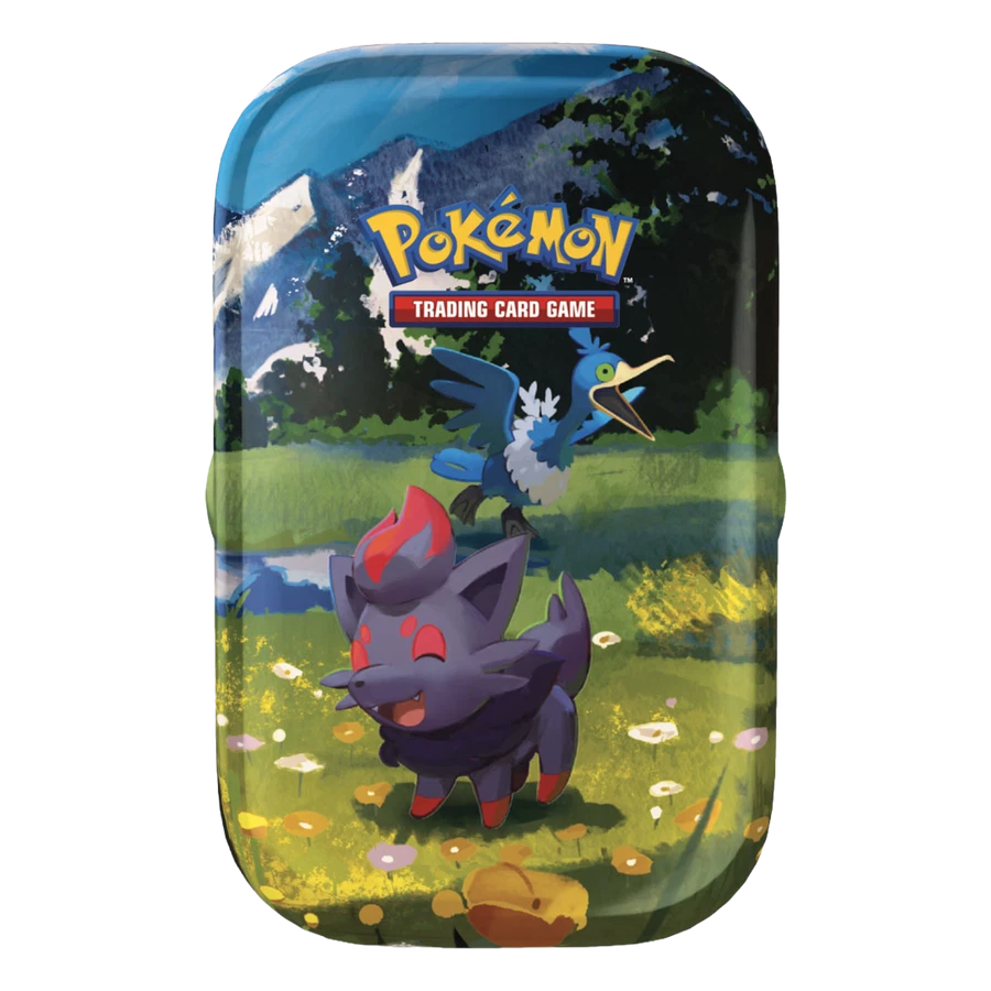 Mega Evolution Ascended Heroes Zorua & Cramorant Mini Tin