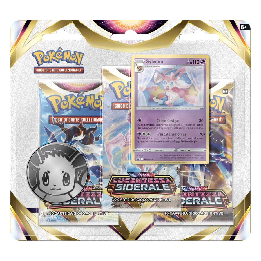 Sword & Shield Astral Radiance Sylveon 3 Pack Blister