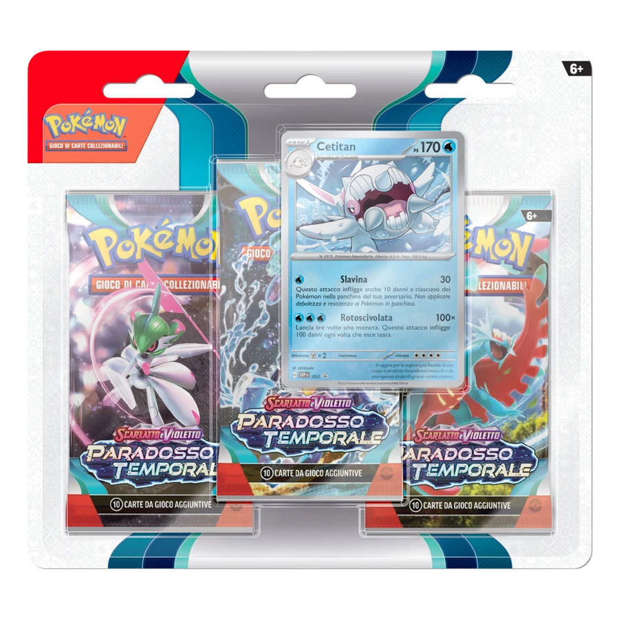Scarlet & Violet Paradox Rift Cetitan 3 Pack Blister