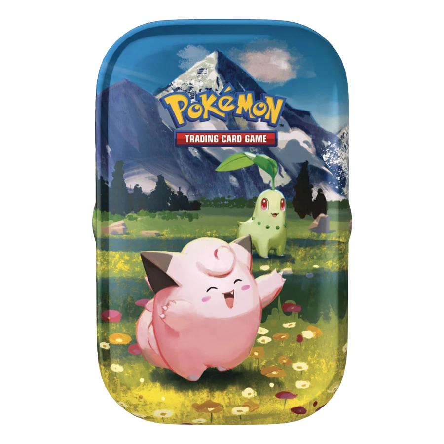 Mega Evolution Ascended Heroes Clefairy & Chikorita Mini Tin