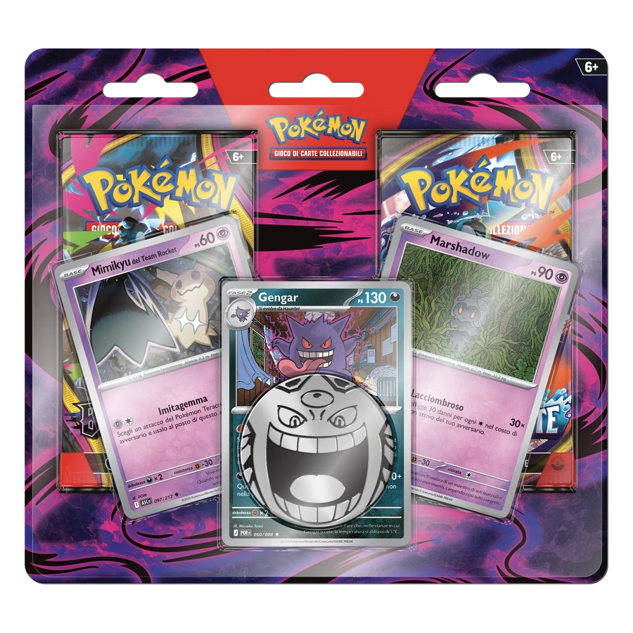 Mega Evolution Gengar, Marshadow & Mimikyu 2 Pack Blister
