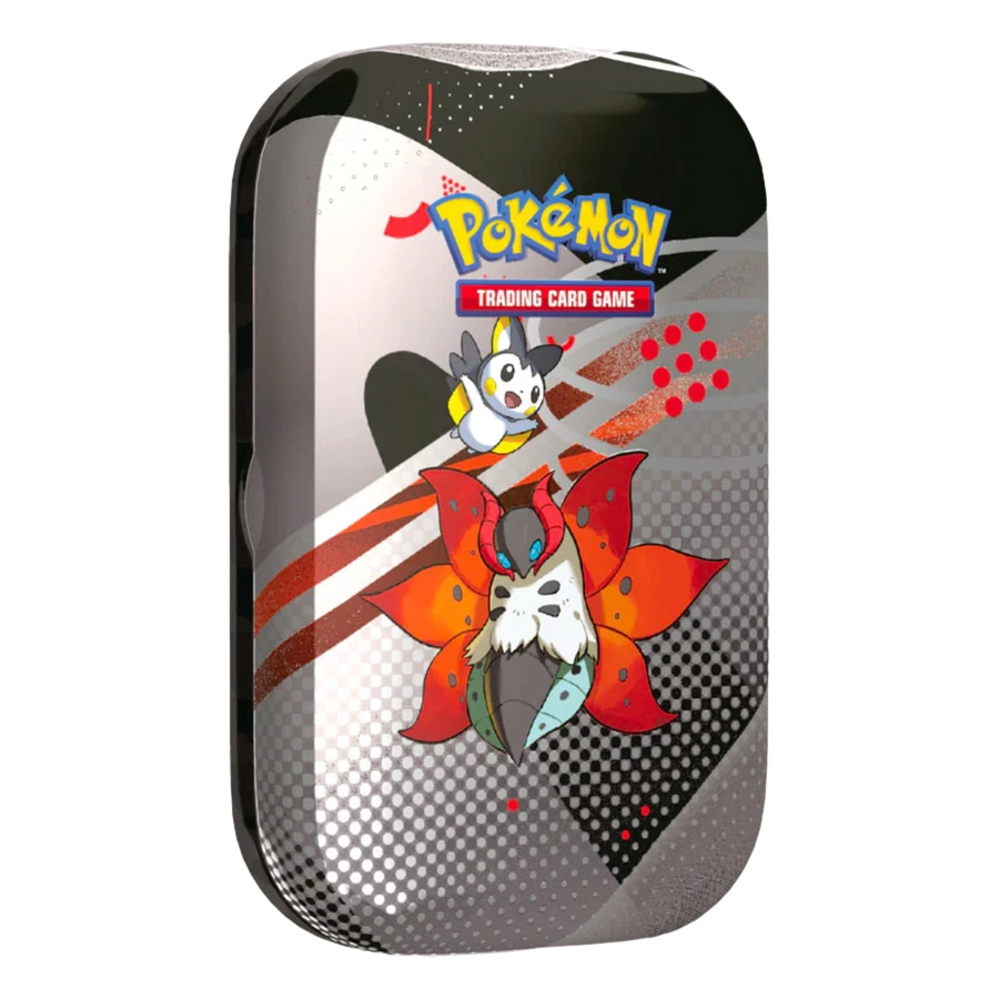 Scarlet & Violet Black Bolt & White Flare Unova Volcarona & Emolga Mini Tin