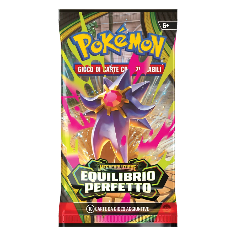 Mega Evolution Perfect Order Artwork Mega Starmie Booster Pack
