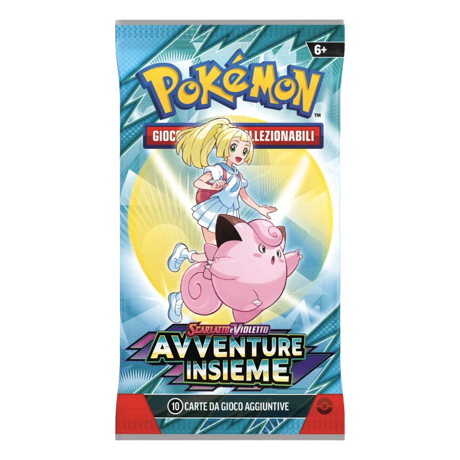 Scarlet & Violet Journey Together Artwork Clefairy Lillie’s Booster Pack