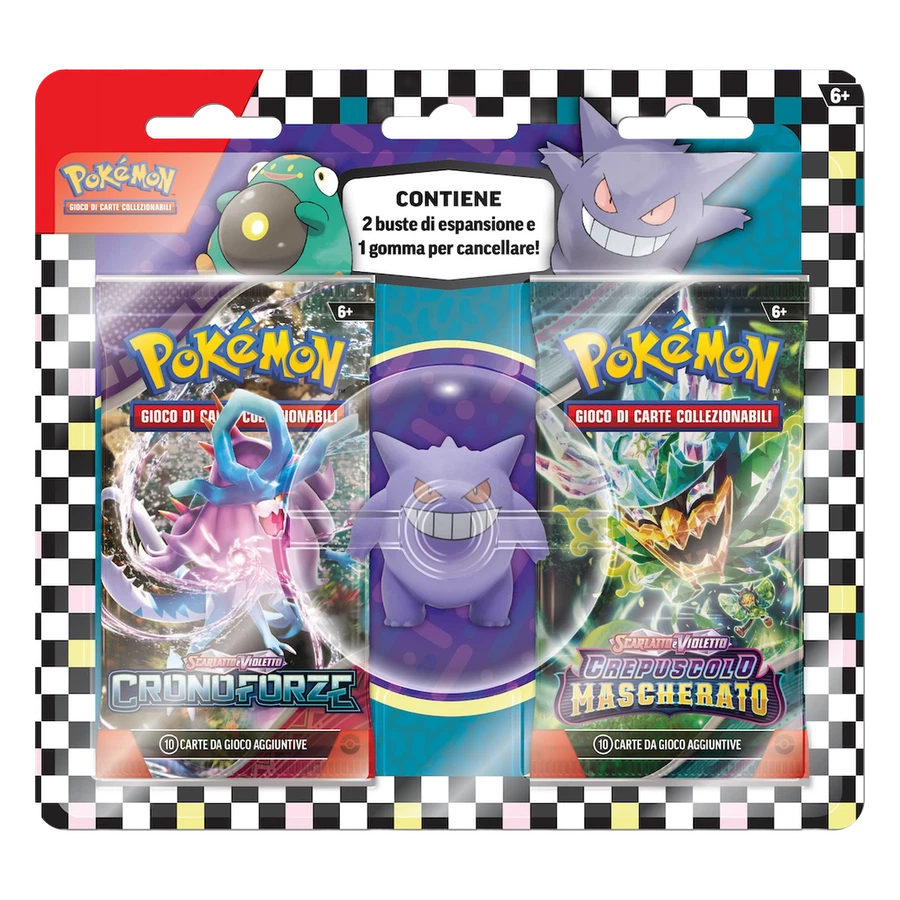 Scarlet & Violet Gengar 2 Pack Blister Collectible Eraser