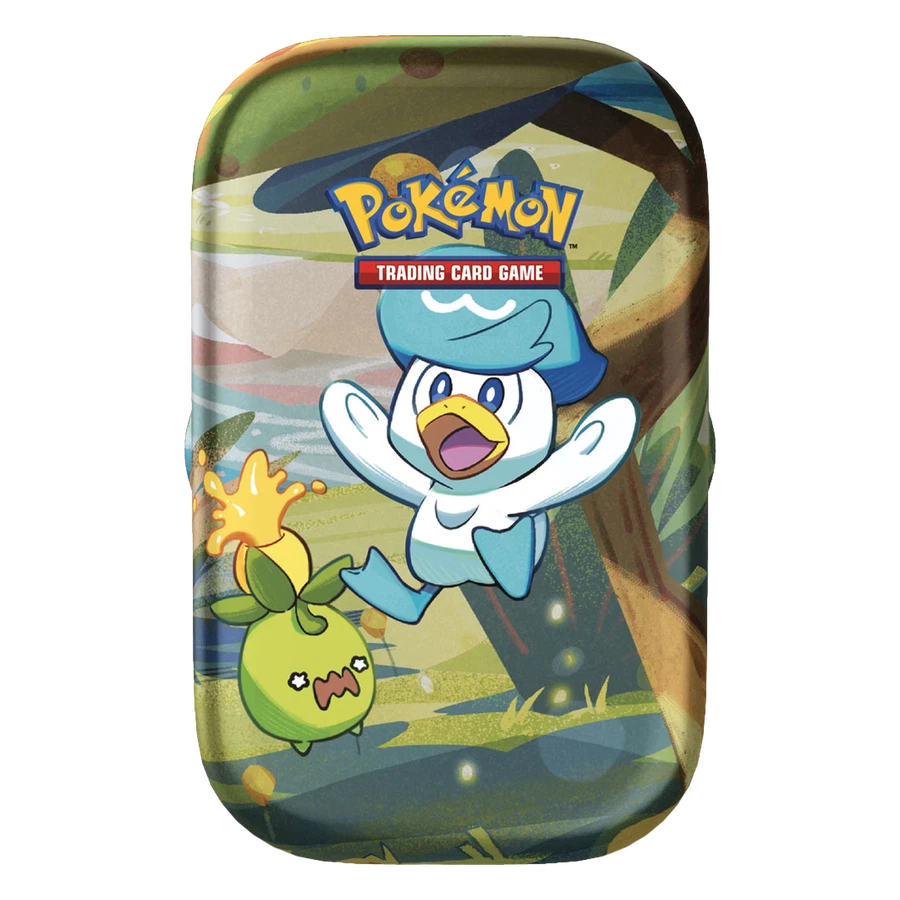 Scarlet & Violet Paldea Friends Quaxly & Smoliv Mini Tin