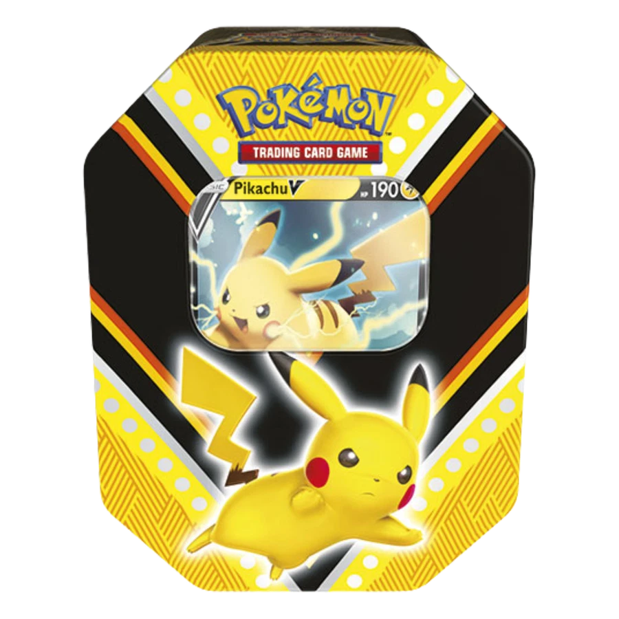V Powers Pikachu V Tin