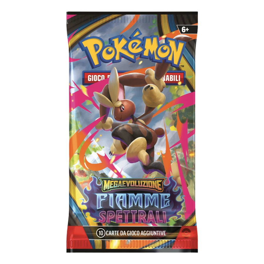 Mega Evolution Phantasmal Flames Artwork Mega Lopunny Booster Pack