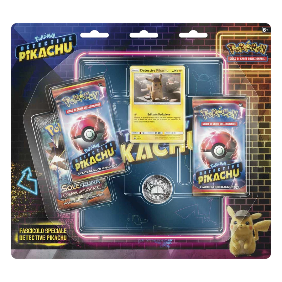 Sun & Moon Detective Pikachu 3 Pack Blister Case File Speciale