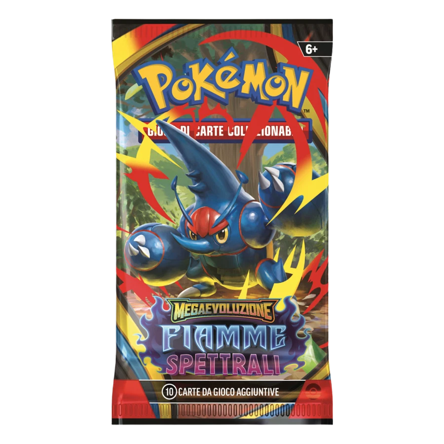 Mega Evolution Phantasmal Flames Artwork Mega Heracross Booster Pack