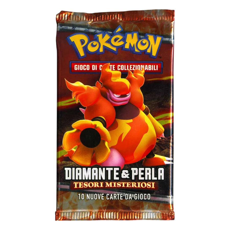 Diamond & Pearl Mysterious Treasures MT Artwork Magmortar Booster Pack