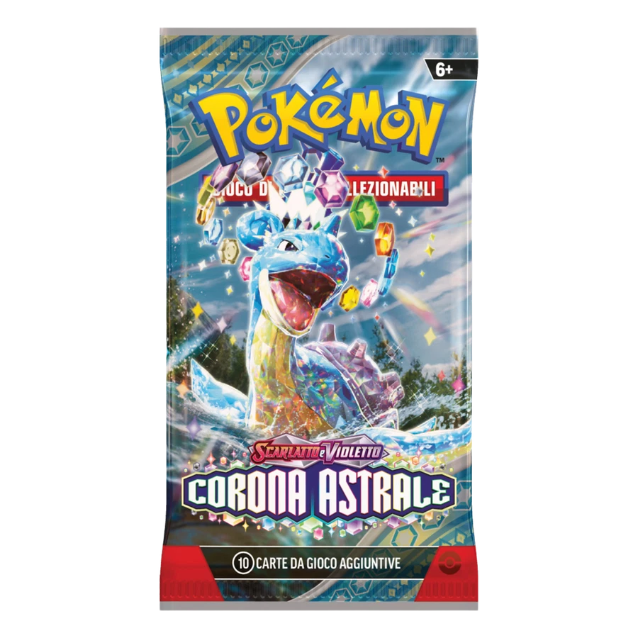 Scarlet & Violet Stellar Crown Artwork Lapras Booster Pack