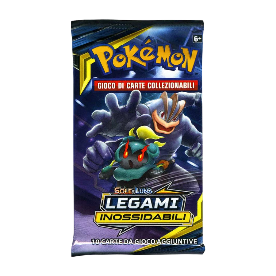 Sun & Moon Unbroken Bonds Artwork Marshadow & Machamp Booster Pack