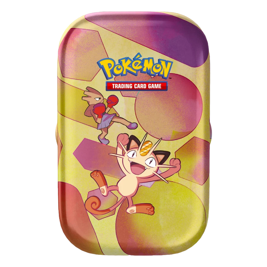 Scarlet & Violet 151 Meowth & Hitmonchan Mini Tin