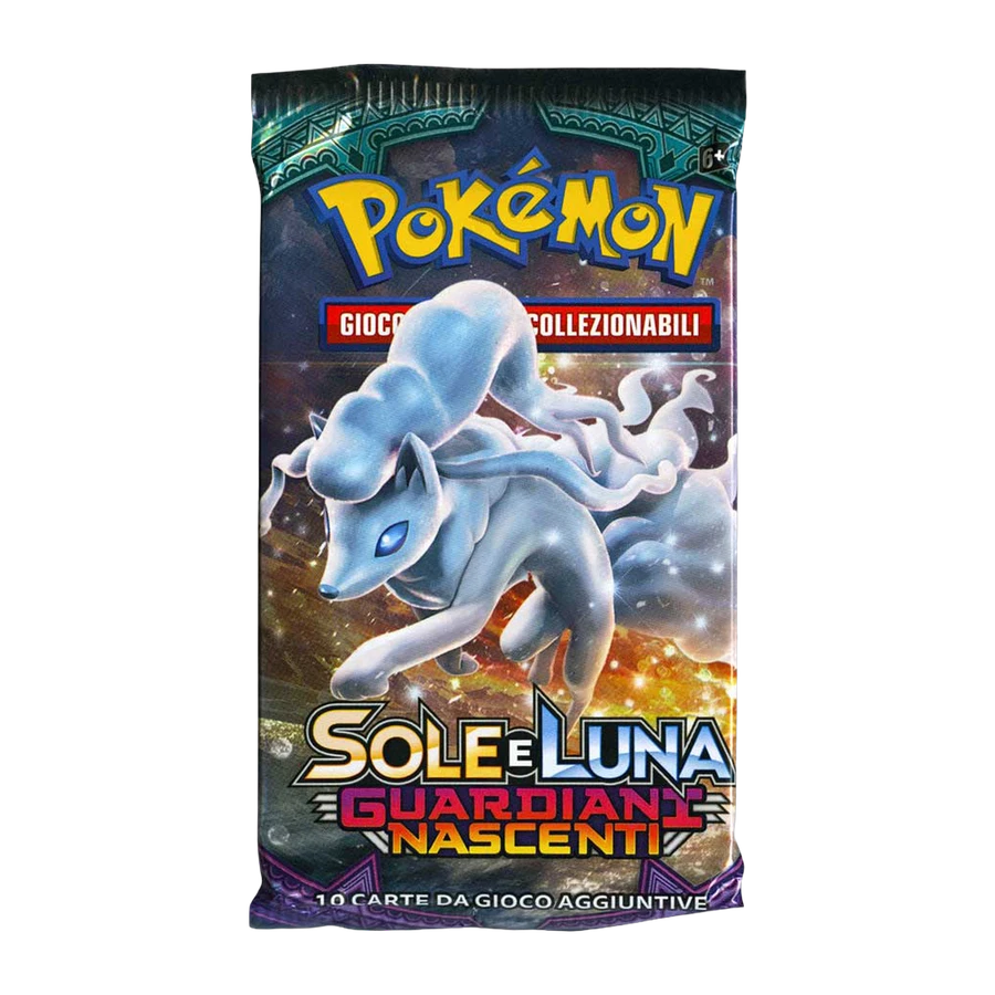 Sun & Moon Guardians Rising Artwork Alolan Ninetales Booster Pack