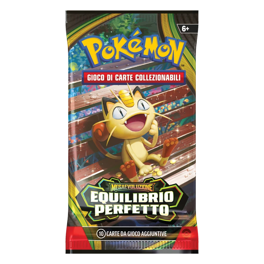 Mega Evolution Perfect Order Artwork Meowth Booster Pack