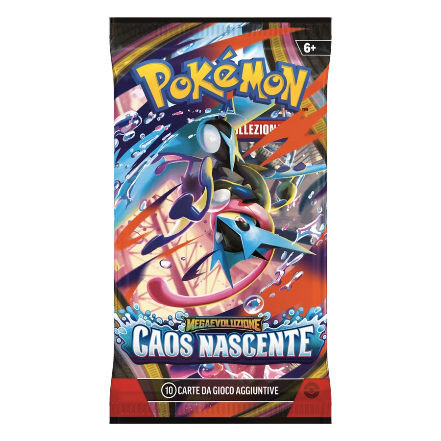 Mega Evolution Chaos Rising Artwork Mega Greninja Booster Pack
