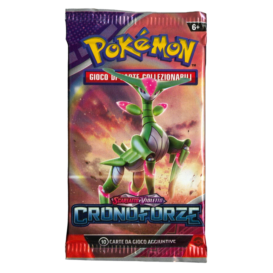 Scarlet & Violet Temporal Forces Artwork Iron Leaves Booster Pack