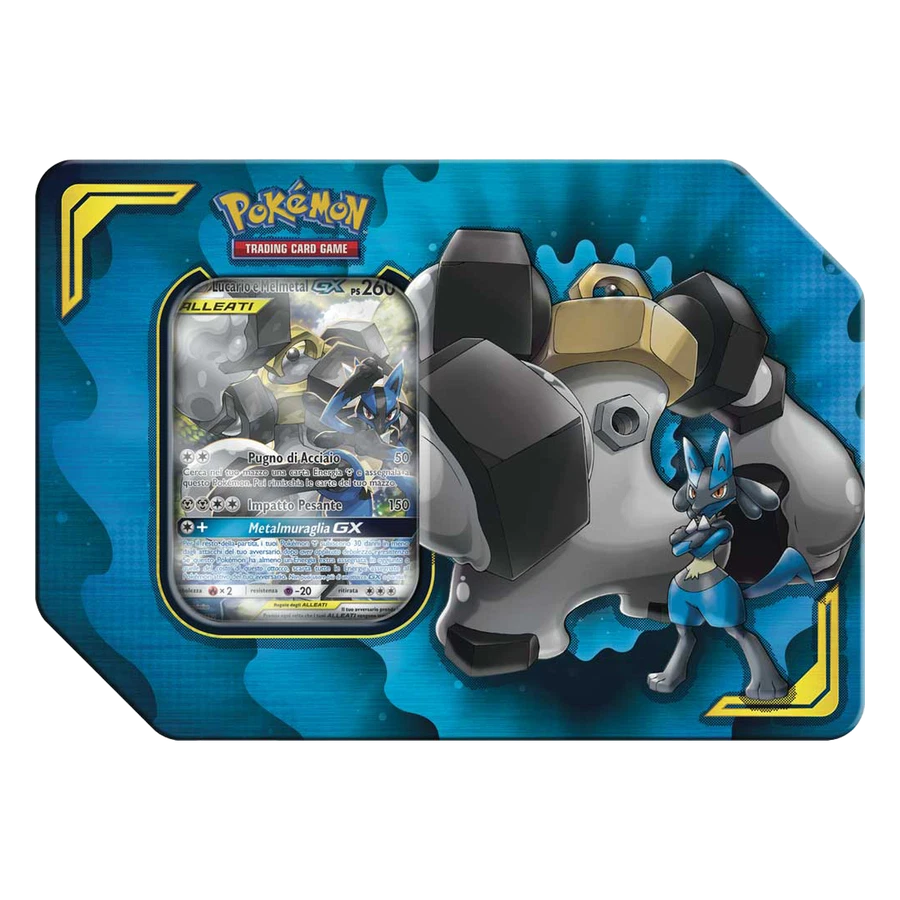 Tag Team Lucario & Melmetal GX Tin