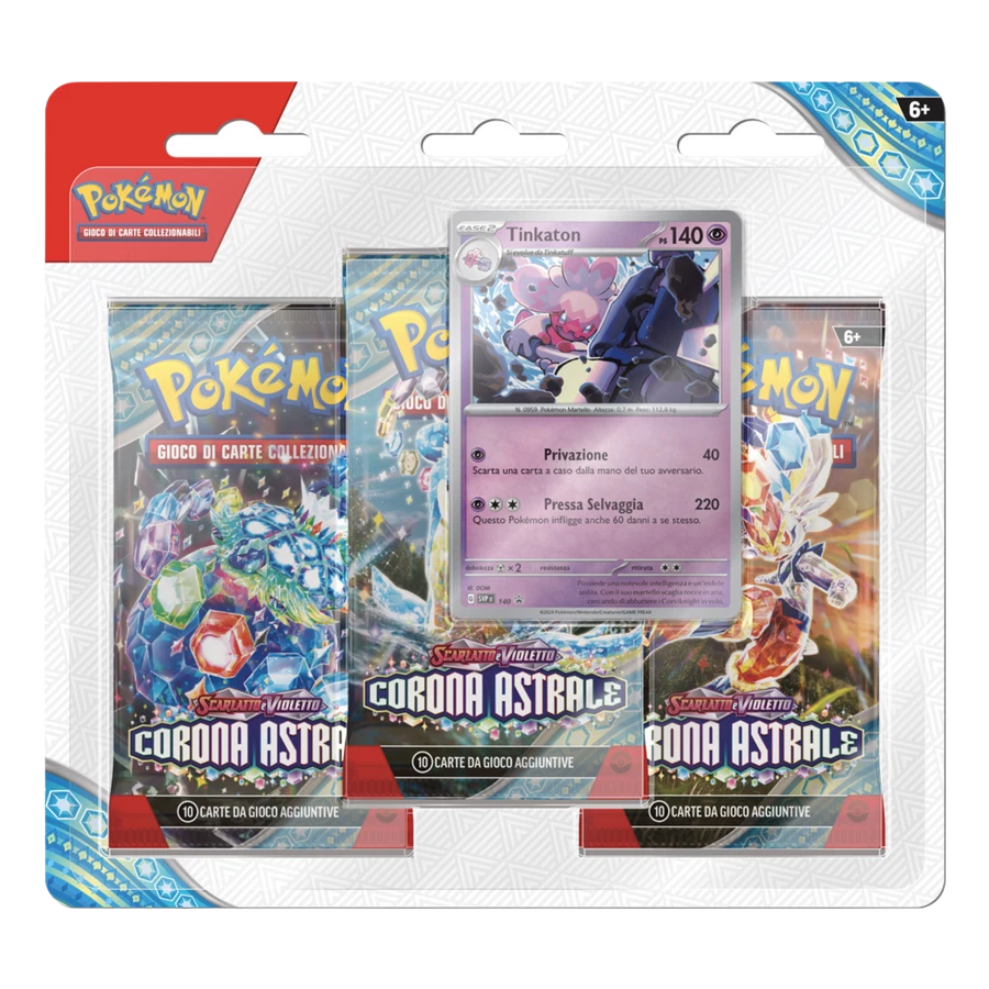 Scarlet & Violet Stellar Crown Tinkaton 3 Pack Blister