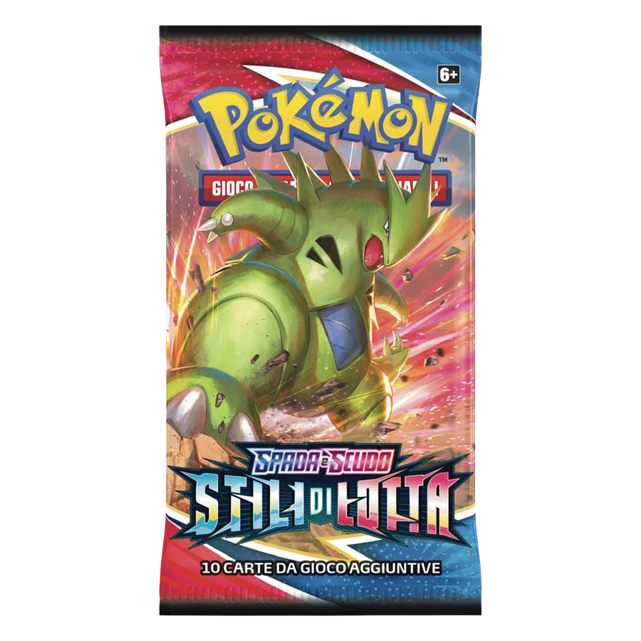 Sword & Shield Battle Styles Artwork Tyranitar Booster Pack