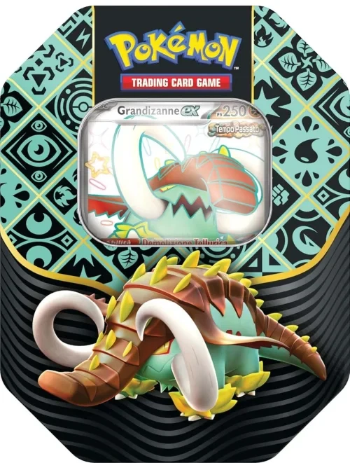 Scarlet & Violet Paldean Fates Great Tusk ex Tin