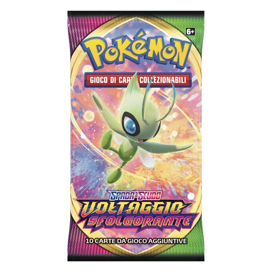 Sword & Shield Vivid Voltage Artwork Celebi Booster Pack