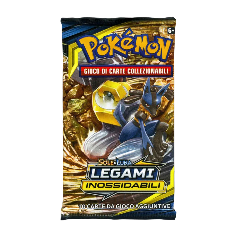 Sun & Moon Unbroken Bonds Artwork Lucario & Melmetal Booster Pack