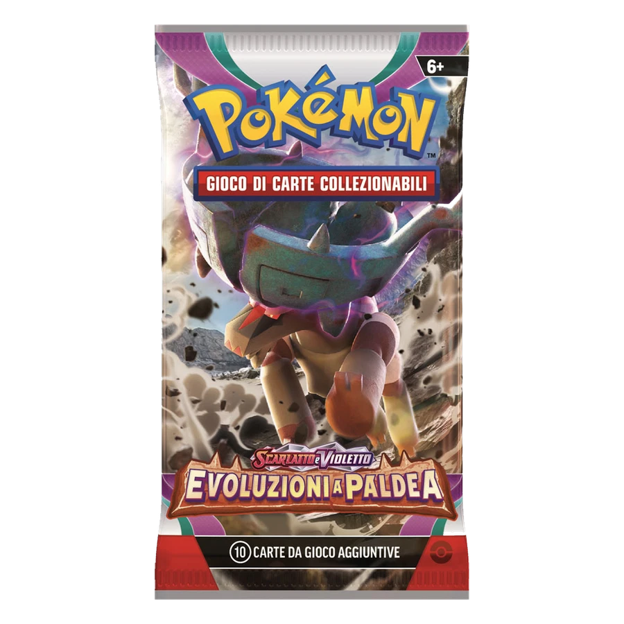 Scarlet & Violet Paldea Evolved Artwork Ting-Lu Booster Pack