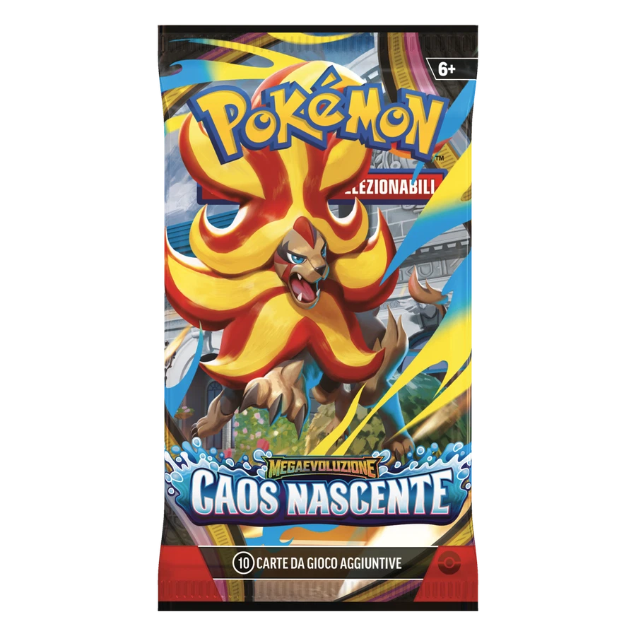 Mega Evolution Chaos Rising Artwork Mega Pyroar Booster Pack
