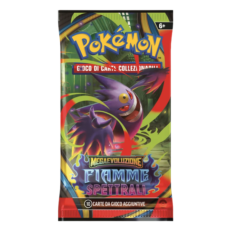 Mega Evolution Phantasmal Flames Artwork Mega Gengar Booster Pack