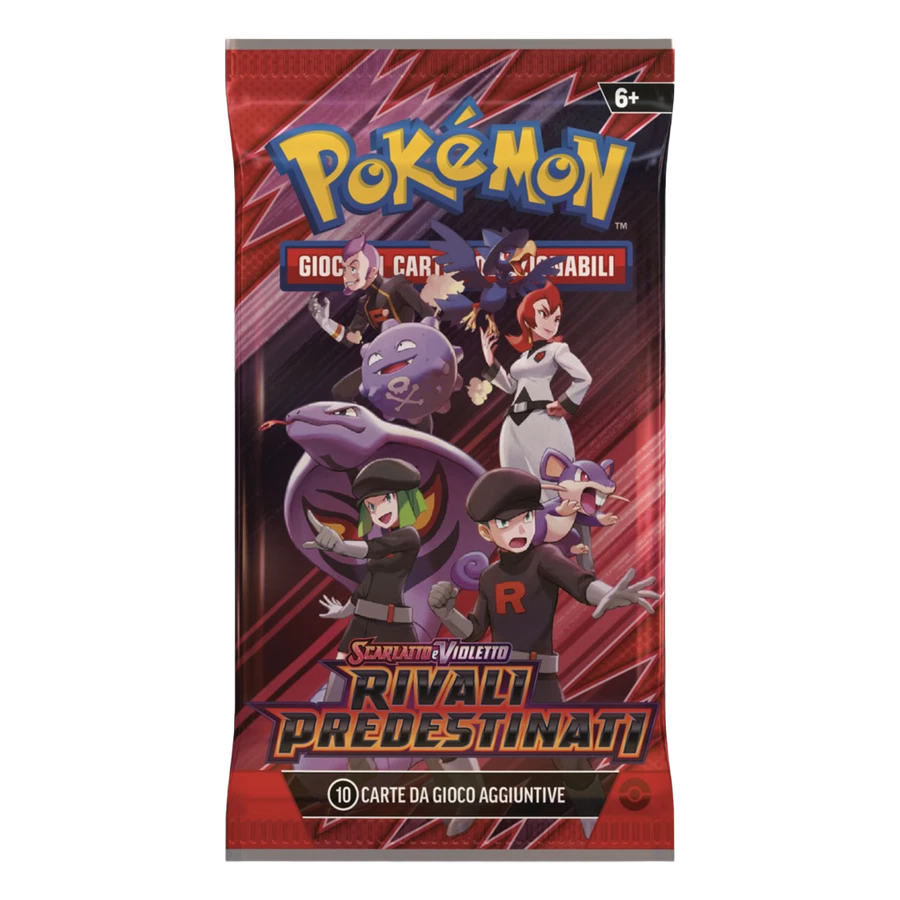 Scarlet & Violet Destined Rivals Artwork Team Rocket Booster Pack