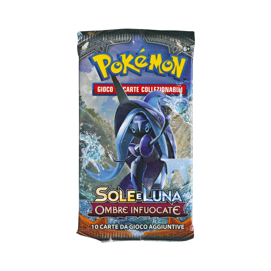 Sun & Moon Burning Shadows Artwork Tapu Fini Booster Pack