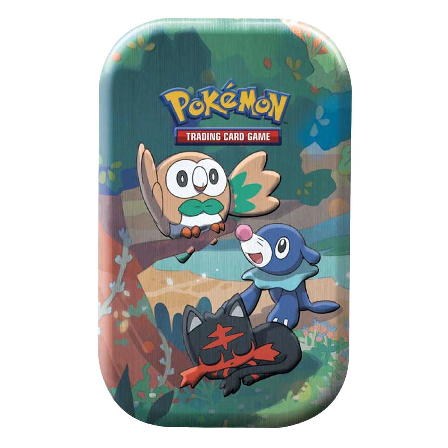 Sword & Shield Celebrations Alola Starter: Rowlet, Litten & Popplio Mini Tin
