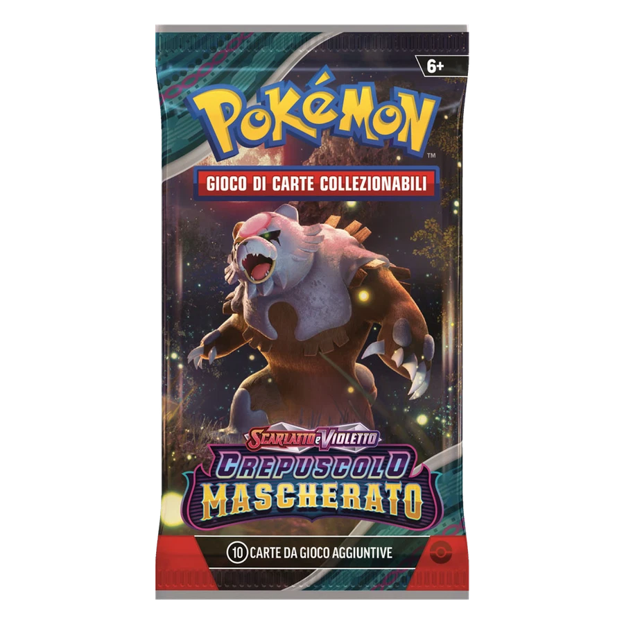 Scarlet & Violet Twilight Masquerade Booster Pack Artwork Bloodmoon Ursaluna