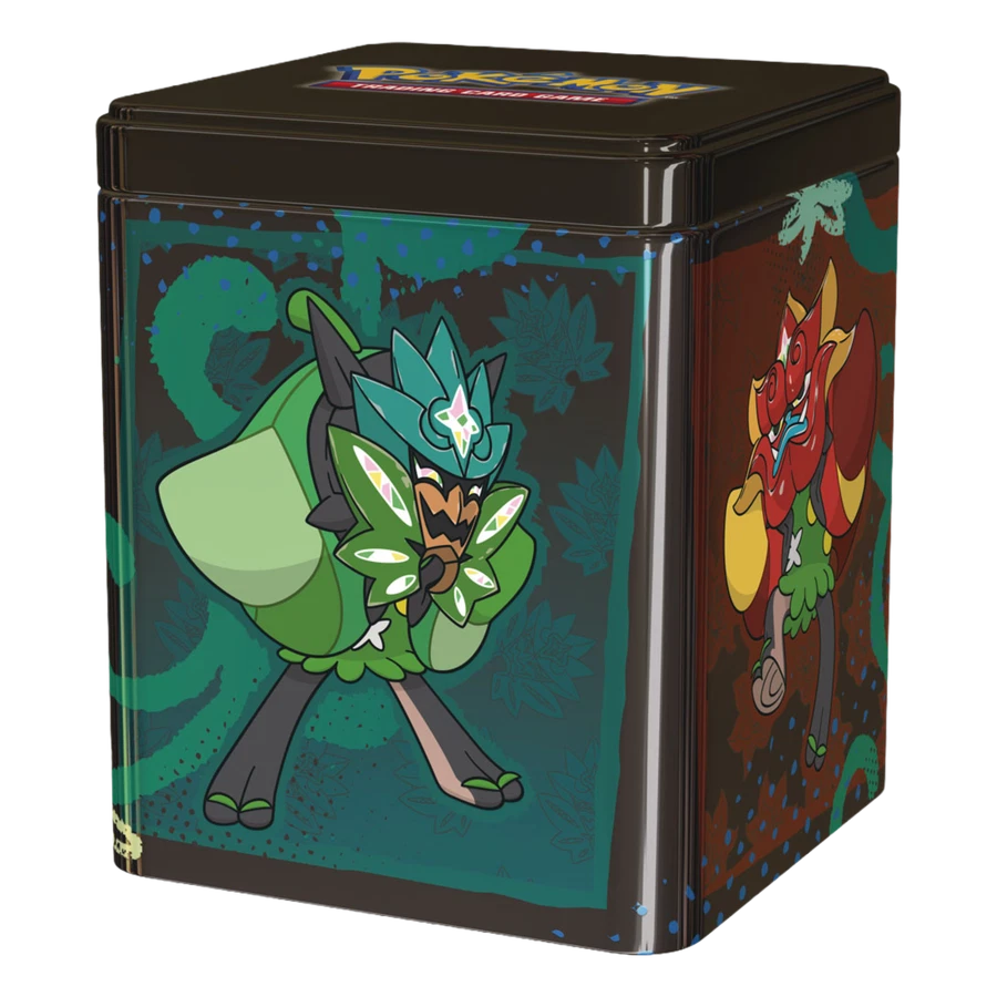 Ogerpon: Teal Mask, Cornerstone, Wellspring & Hearthflame Stacking Tin