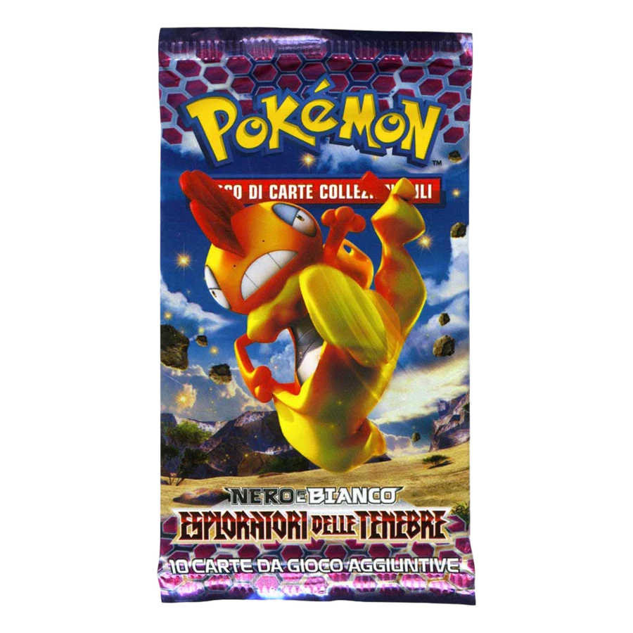 Black & White Dark Explorers Artwork Scrafty Booster Pack