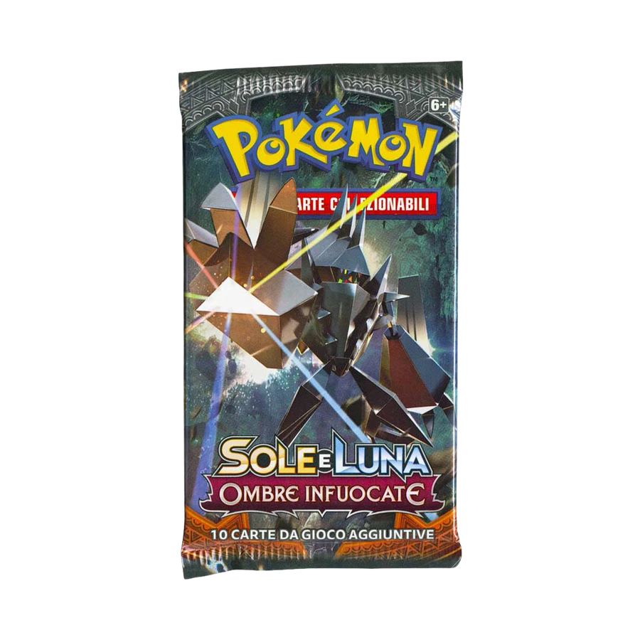 Sun & Moon Burning Shadows Artwork Necrozma Booster Pack