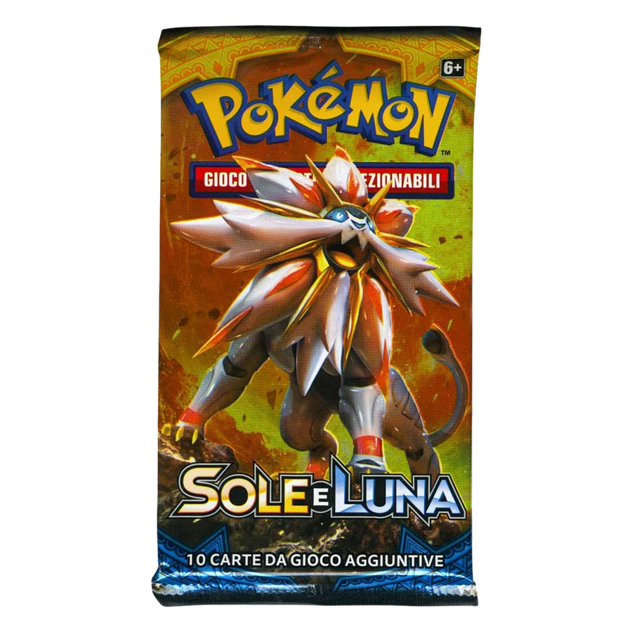 Sun & Moon Artwork Solgaleo Booster Pack