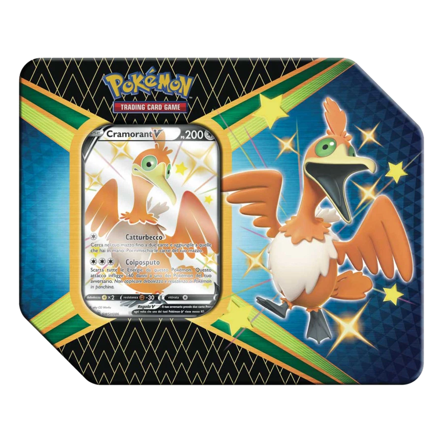 Sword & Shield Shining Fates Cramorant-V Tin
